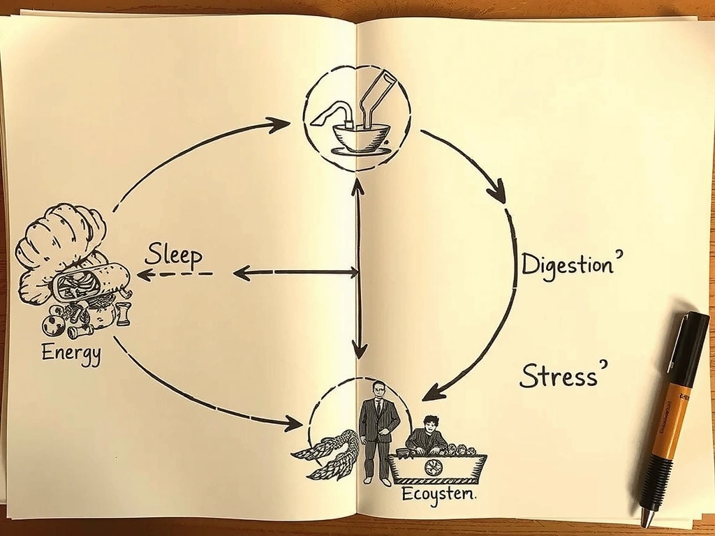 Schéma écosystème métabolique